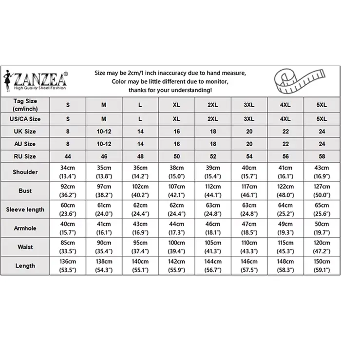 ZANZEA mode musulmane Abaya Robe Femme élégante à manches longues plissée
