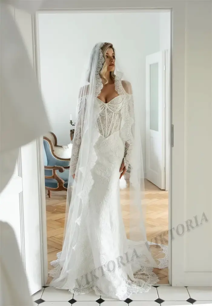 Robes de mariée sirène élégantes VIKTORIA pour femme 2026