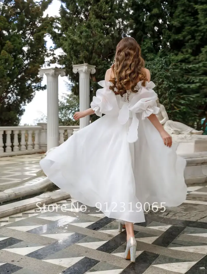 Robes de mariée princesse en organza