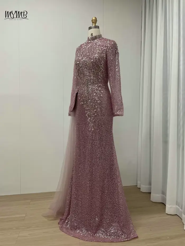 Robe de soirée sirène à paillettes