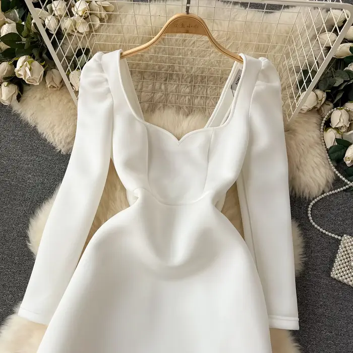 Robe de mariée blanche évidée pour femme