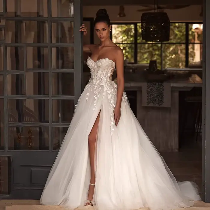 Msikoods-Robes de mariée princesse sexy pour femmes