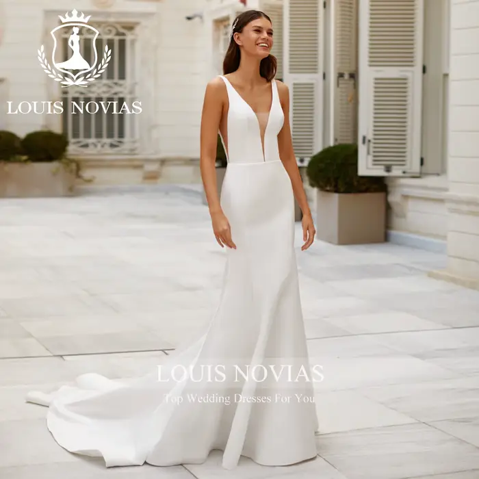 Modiis-Robe de mariée sirène avec veste