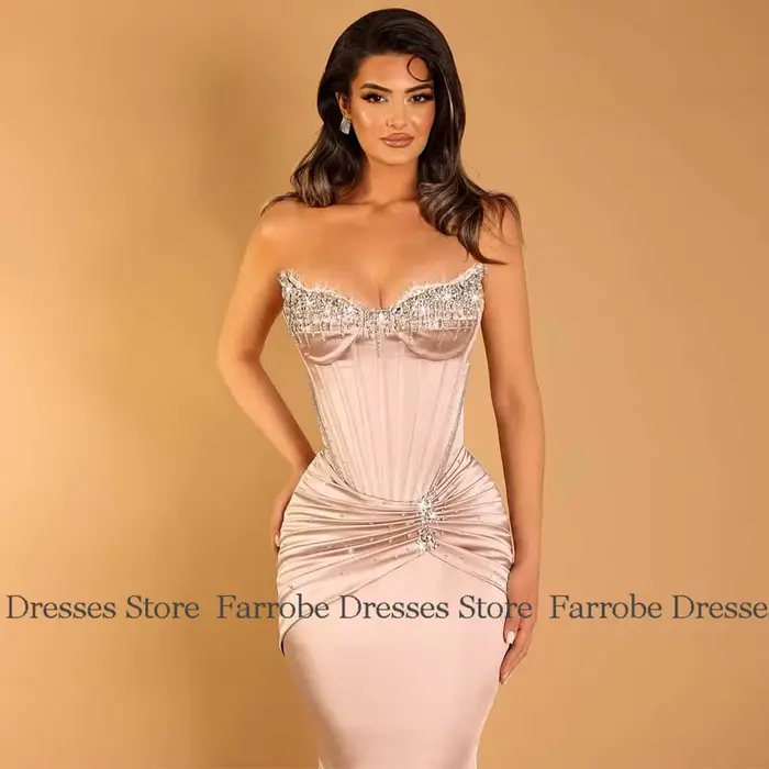 Robe de bal de luxe en Satin