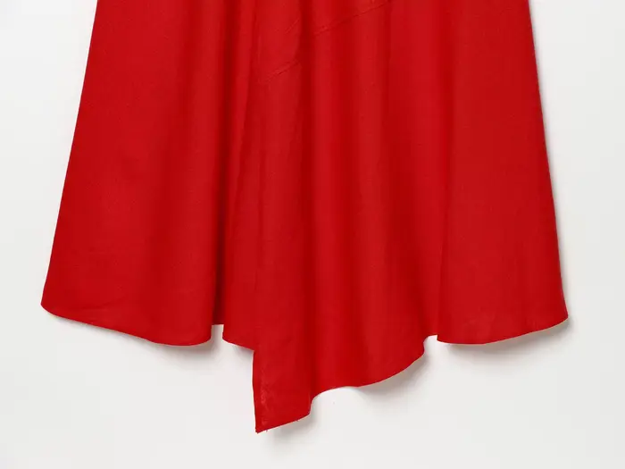 Robe longue rouge tendance KONDALA 2026 pour femme