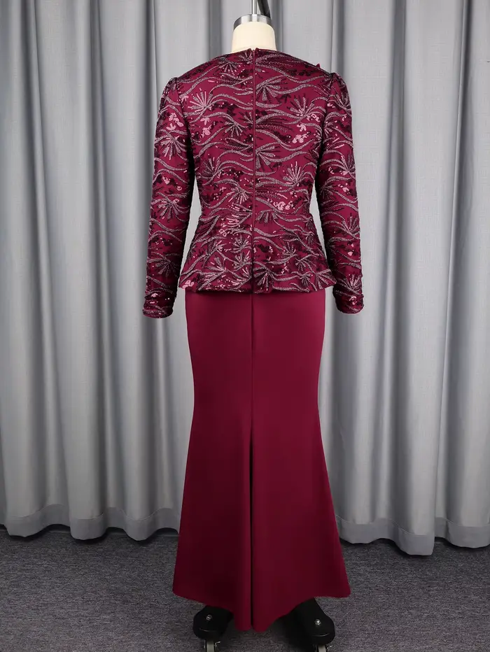 Robe élégante pour femme à sequins