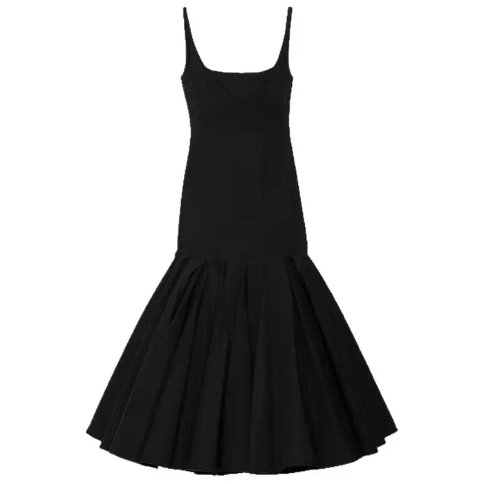 Robe à bretelles pour femmes en polyester, col carré, dos nu, style sexy, tenue estivale élégante et séduisante pour sorties et occasions spéciales