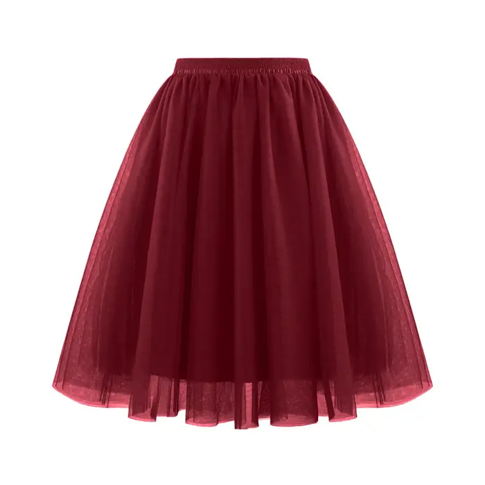 Jupe Tutu pour femmes, jupe rétro de fête en Tulle, jupon Rockabilly, sous-jupe, robe de danse, jupe