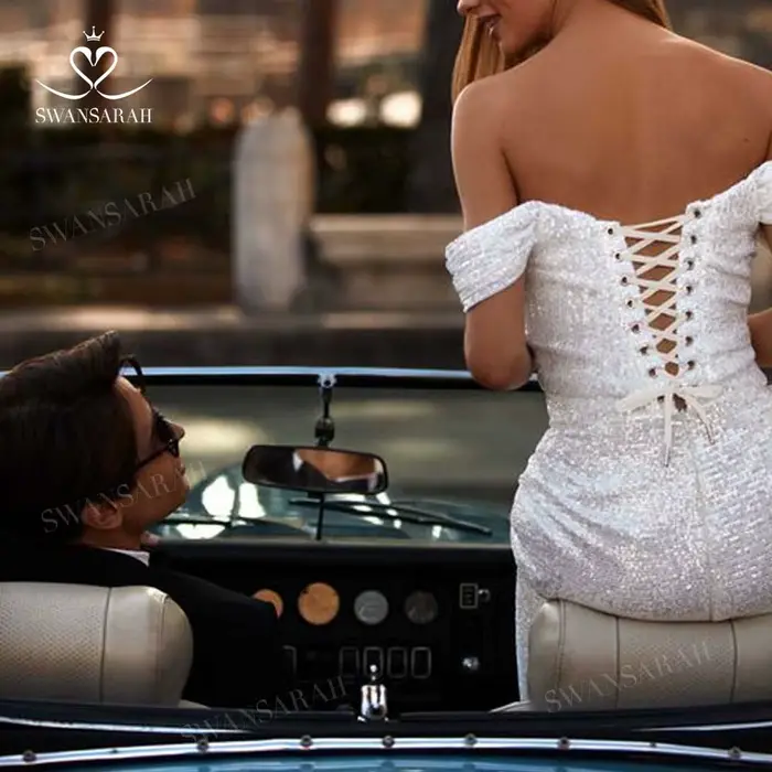 Robe De mariée sirène brillante