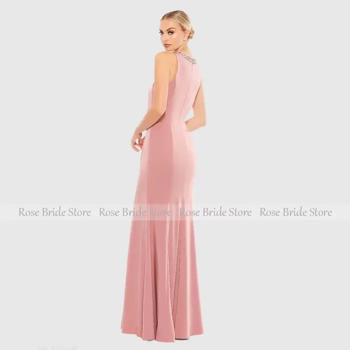 Robe de soirée élégante personnalisée pour invitées de mariage