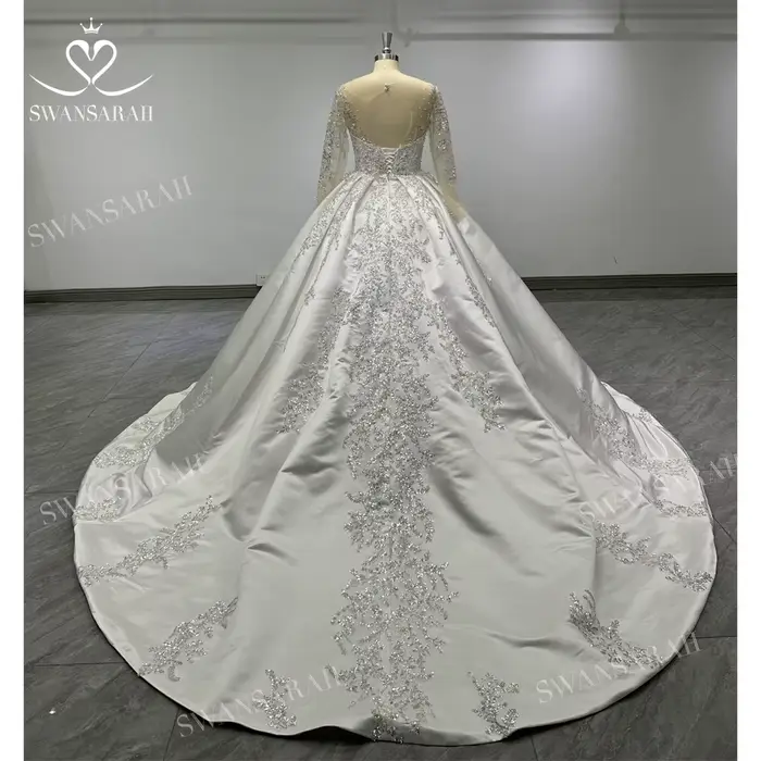Robe de mariée à manches longues