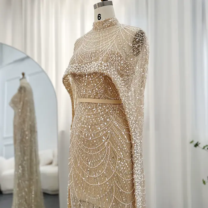 Robe de soirée sirène Sharon Said de luxe avec perles