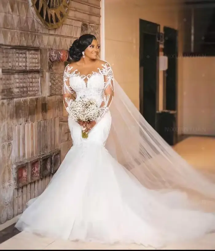 Robe de mariée sirène personnalisée