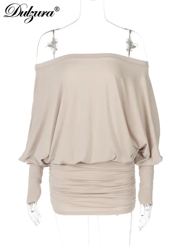 Dulzura – Mini robe froncée en Patchwork