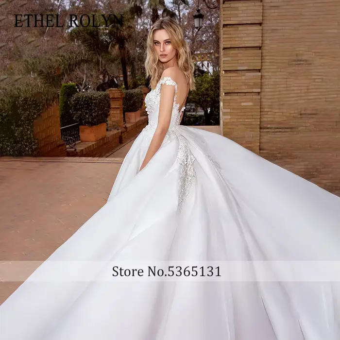 ETHEL ROCirCN-Robe de mariée sexy pour femme