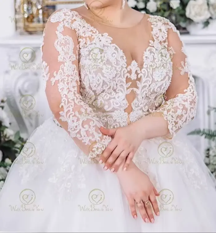 Robe de mariée sur mesure grande taille