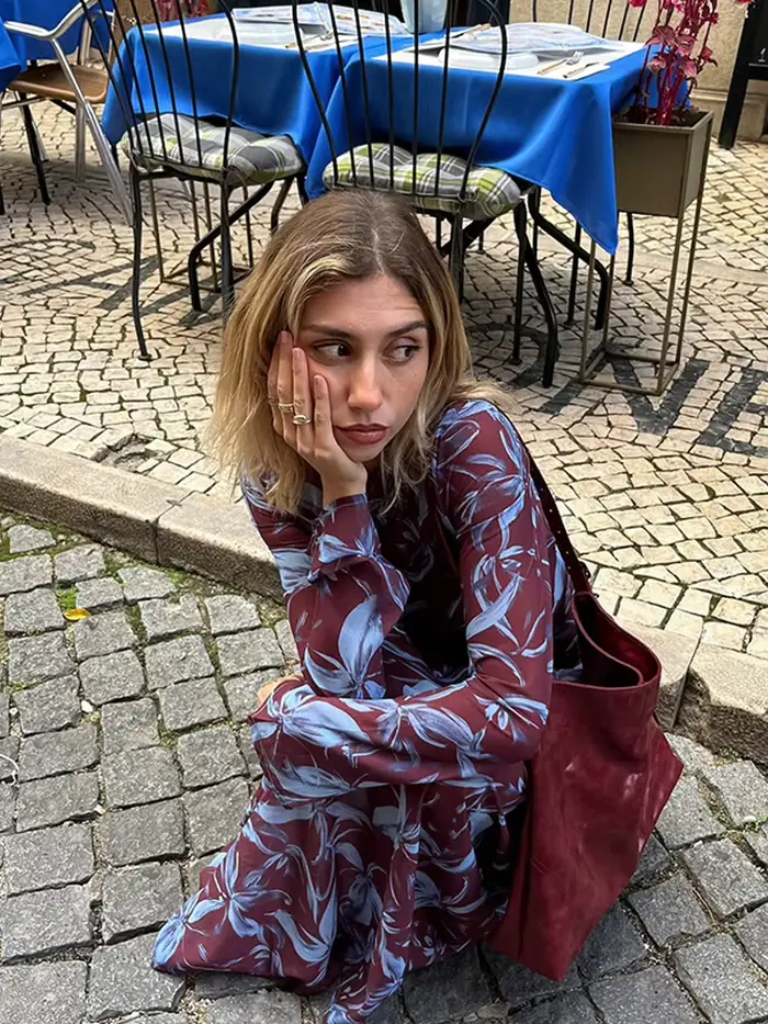 Robe de soirée bohème imprimée pour femmes