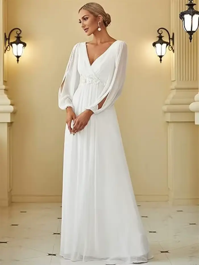 Robe de mariée blanche élégante
