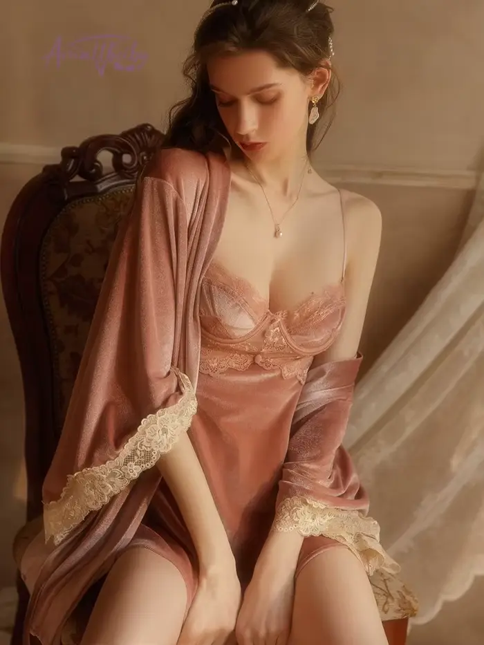 Vth.com-Robe de Nuit Courte pour Femme