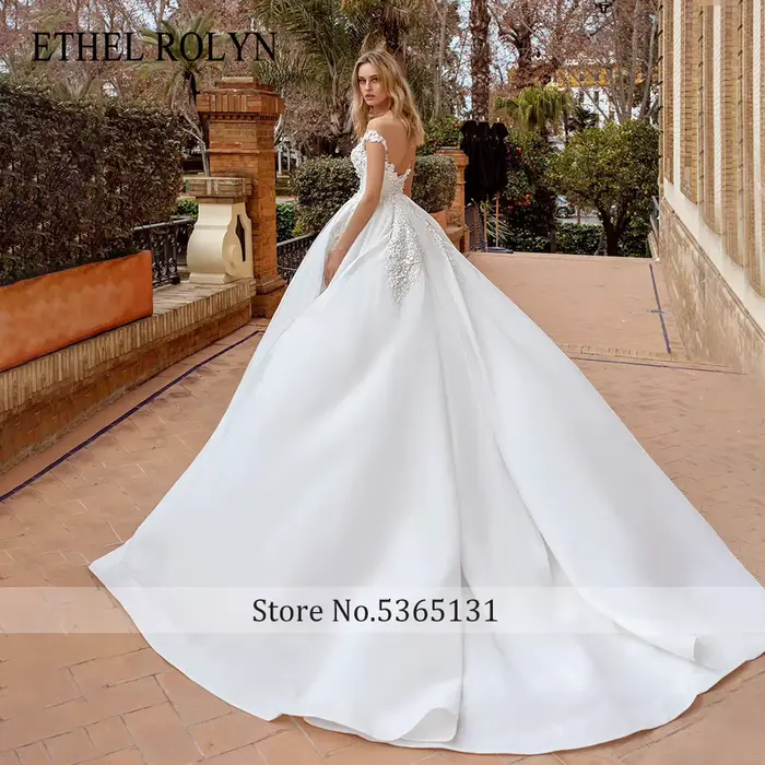 ETHEL ROCirCN-Robe de mariée sexy pour femme