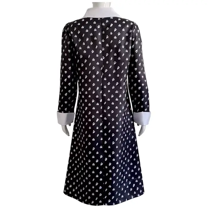Robe de Carnaval Florale Noire Femme Vampire Gothique Déesse Costumes Soirées Thématiques Occasions Spéciales