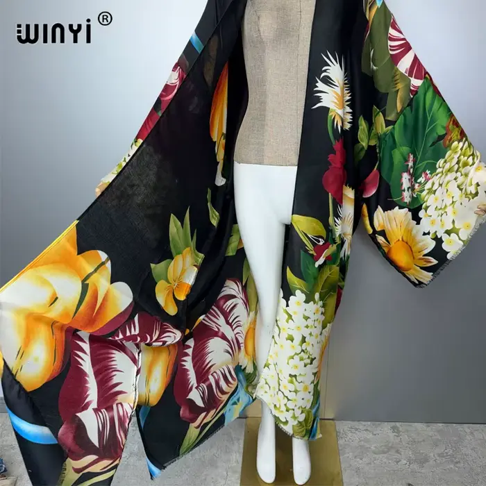 WINYI Kimono Bohème pour Femme