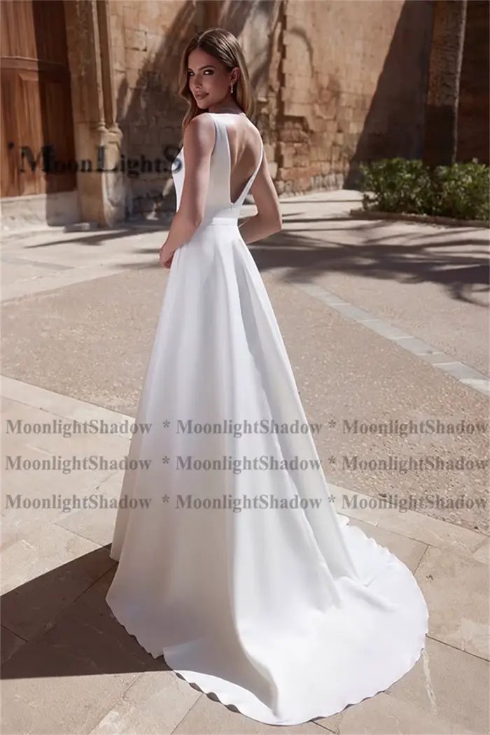 Moonlight – robe De mariée élégante en Satin