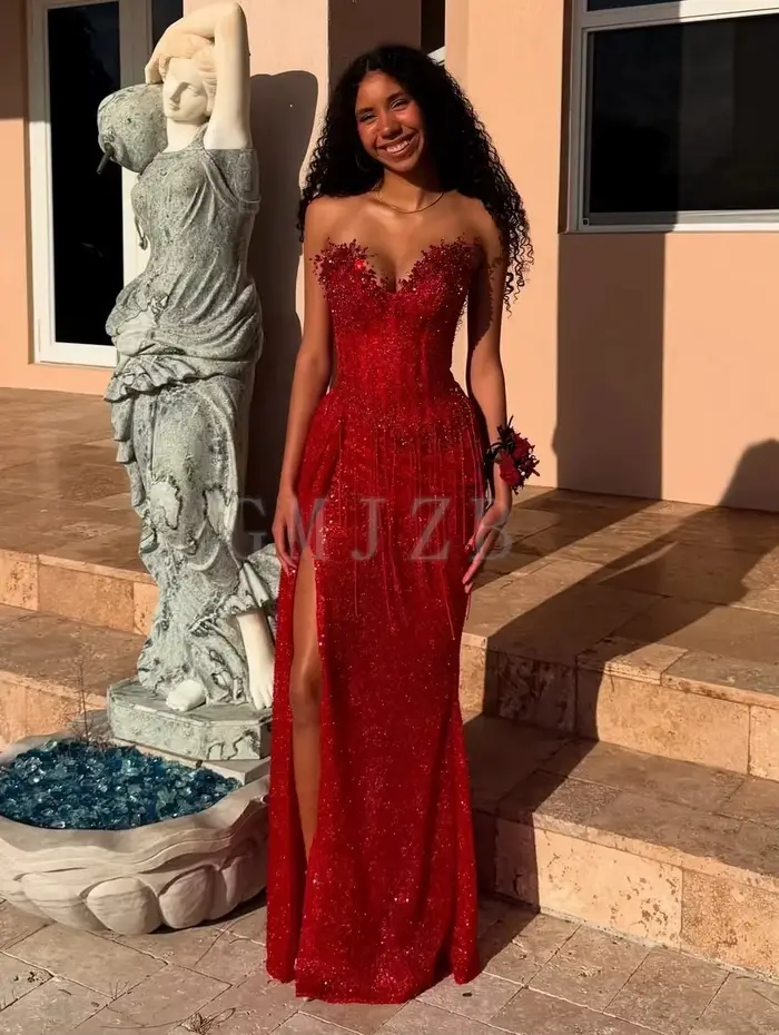 Robe de Soirée Formelle Luxe Brillante pour Femme