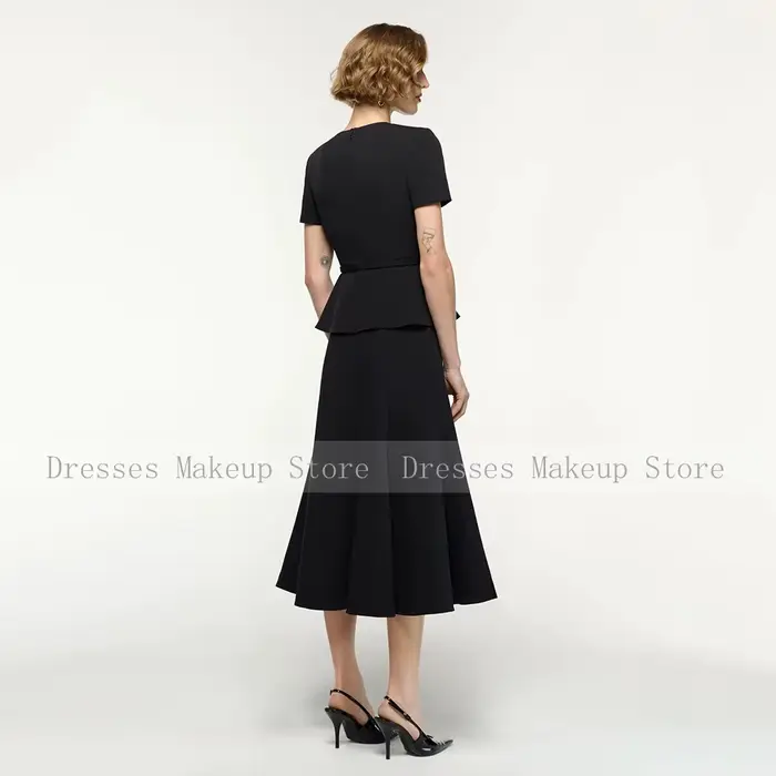 Robe de cocktail sirène en polyester avec décoration florale pour femmes, invitées de mariage, mères de la mariée, occasions spéciales et anniversaires