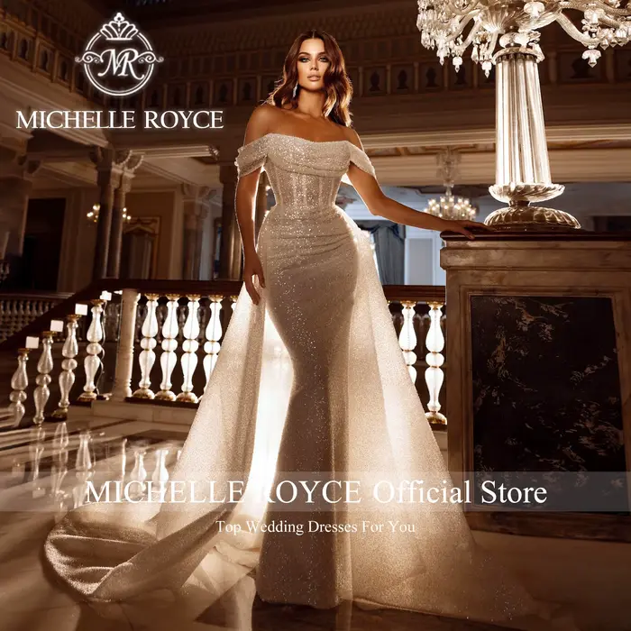 Michelle Royce-Robe de Mariée Sirène 2 en 1