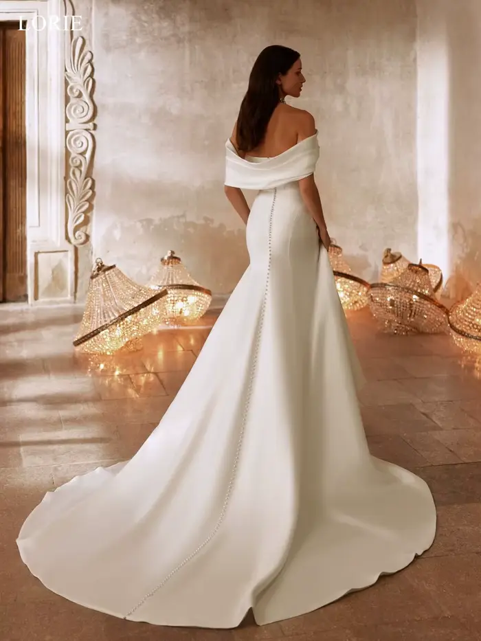 LORIE – robes de mariée élégantes en satin