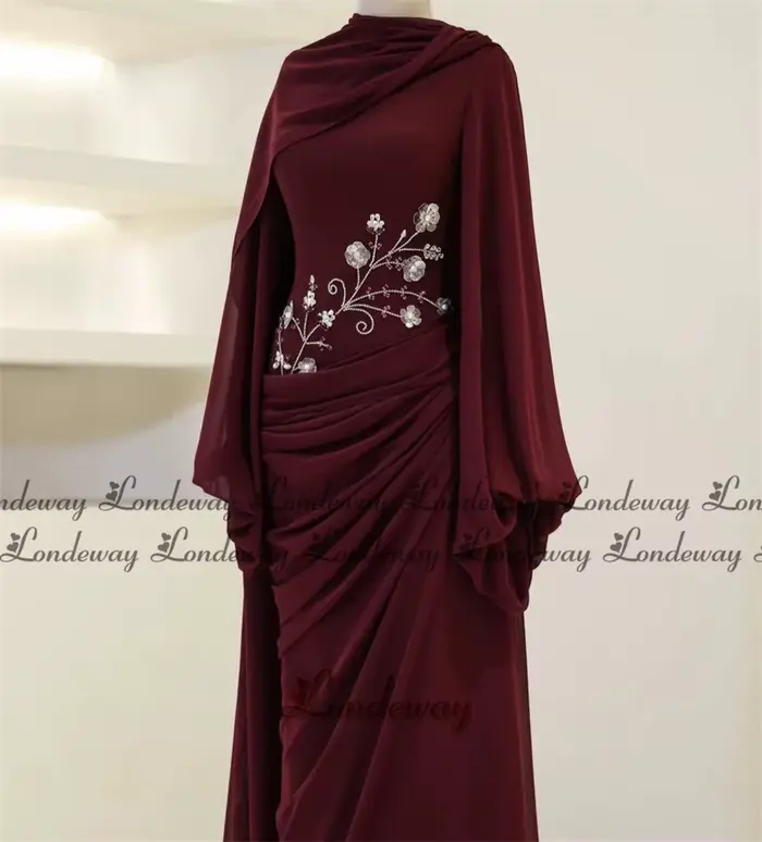 Robe de soirée droite tendance Londeway pour femmes