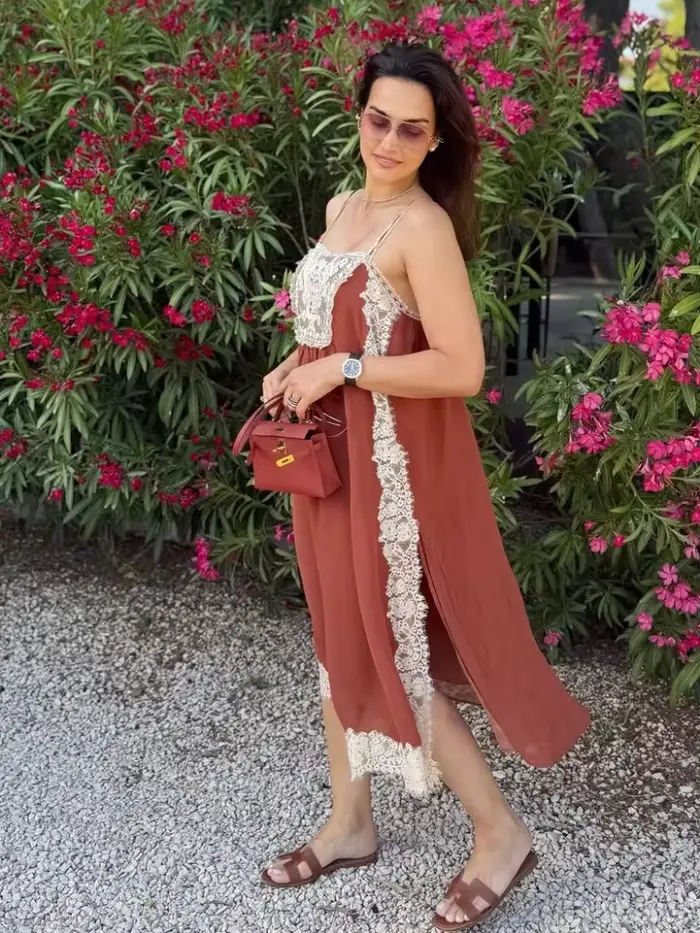 Robe midi décontractée pour femme