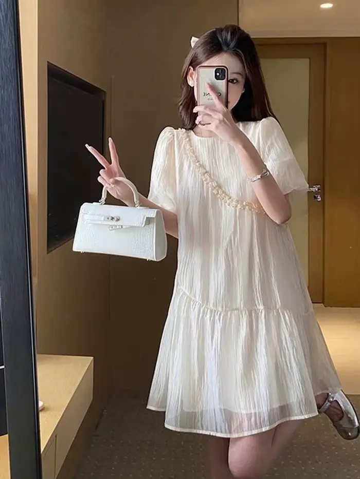 Nouvelle Robe en Chiffon Tendance pour Femme