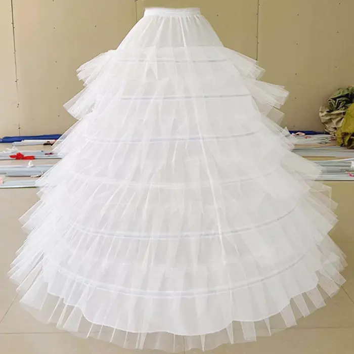 Jupon de mariage de mariée sous-jupe robe de bal Crinoline Slip sous-jupe Bridae robe de bal jupons