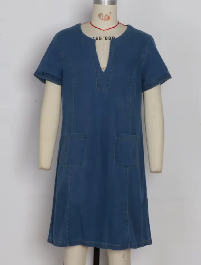 Robe en jean pour femme