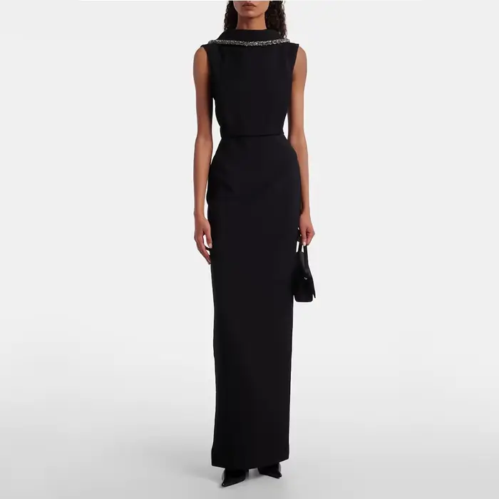 Robe de soirée noire pour femmes