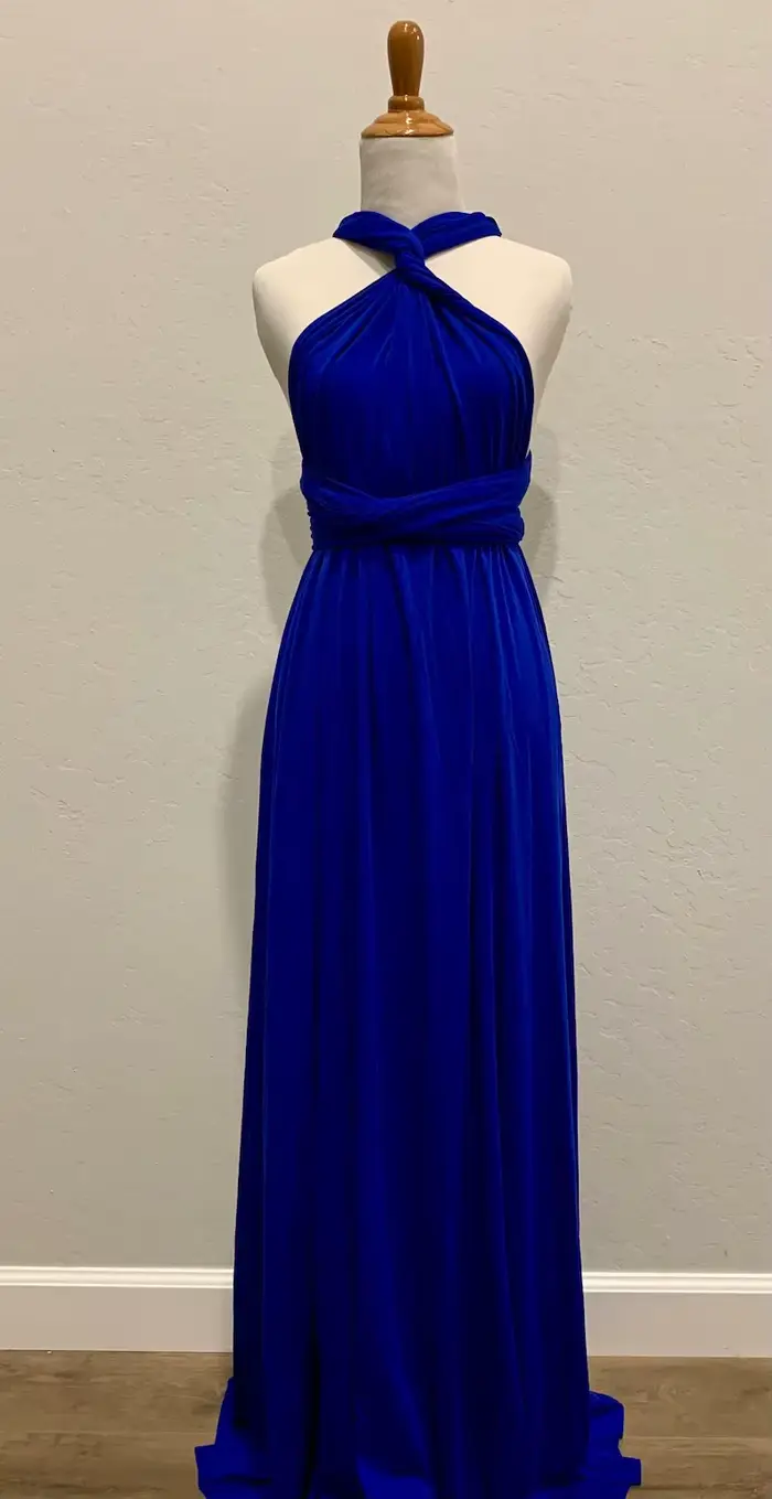 Robe de demoiselle d'honneur rouille LinEss élégante pour femmes occasions spéciales soirée mariage cocktail longueur au sol