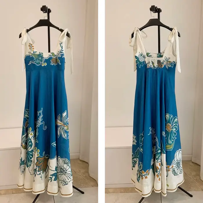 Robe longue d'été élégante pour femme
