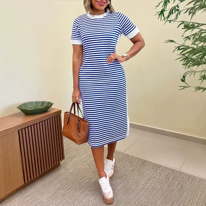 Robe mi-longue pour femme