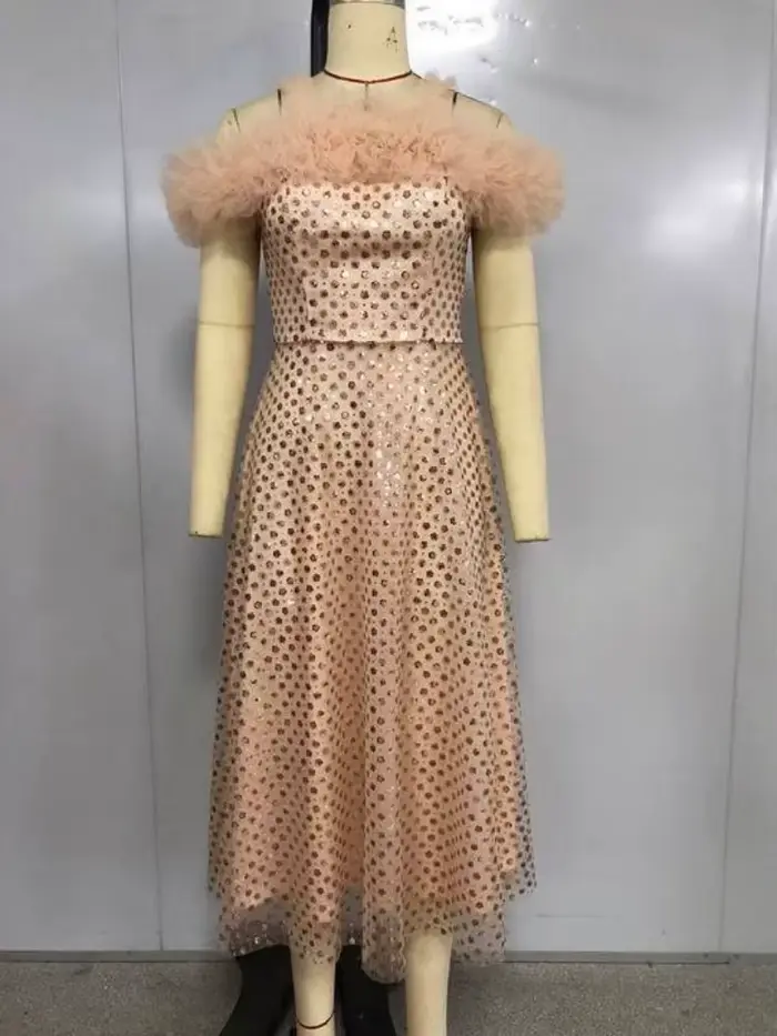 Robes longues roses pour femmes