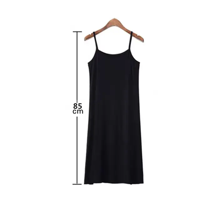 Jupon adapté aux jupes courtes pour femmes, robe moulante unie, service à domicile, chemise de nuit à bretelles, jupe de fond, sac de hanche