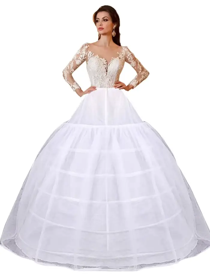 Jupon de mariage de mariée sous-jupe robe de bal Crinoline Slip sous-jupe Bridae robe de bal jupons