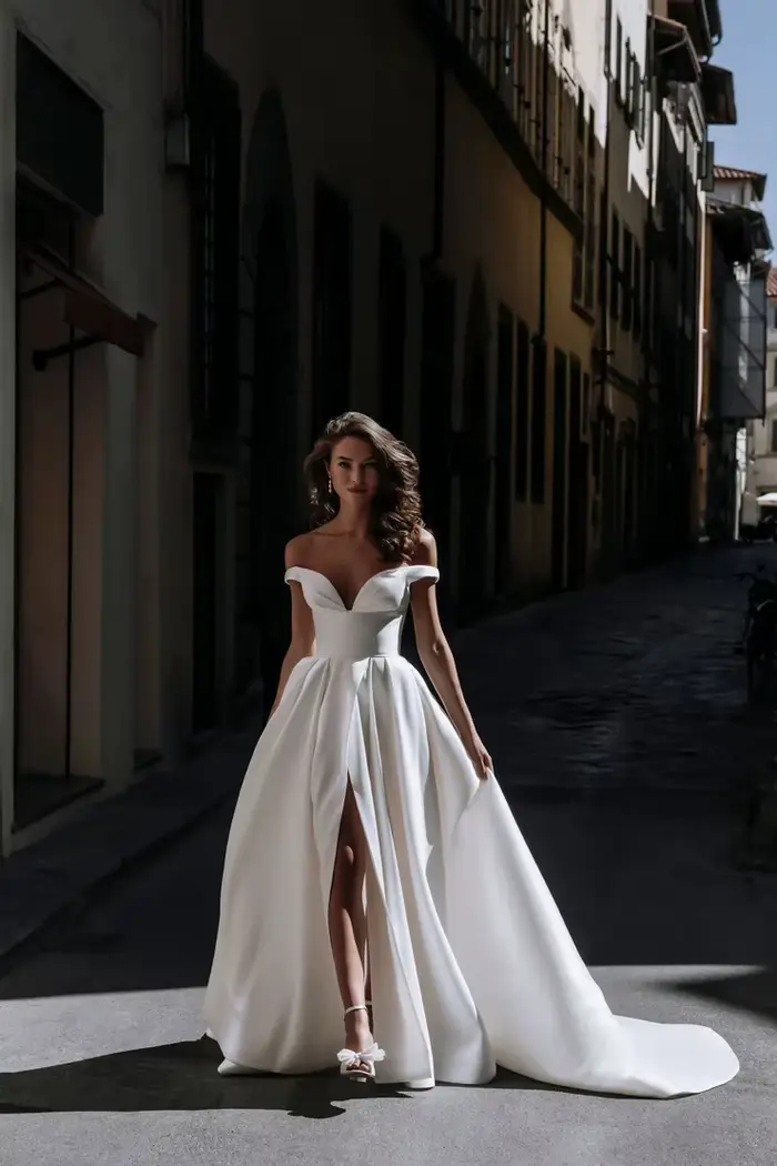 SSYTENS élégant blanc robes De mariée civile bohème robe De mariée Gala sur mesure longues robes De