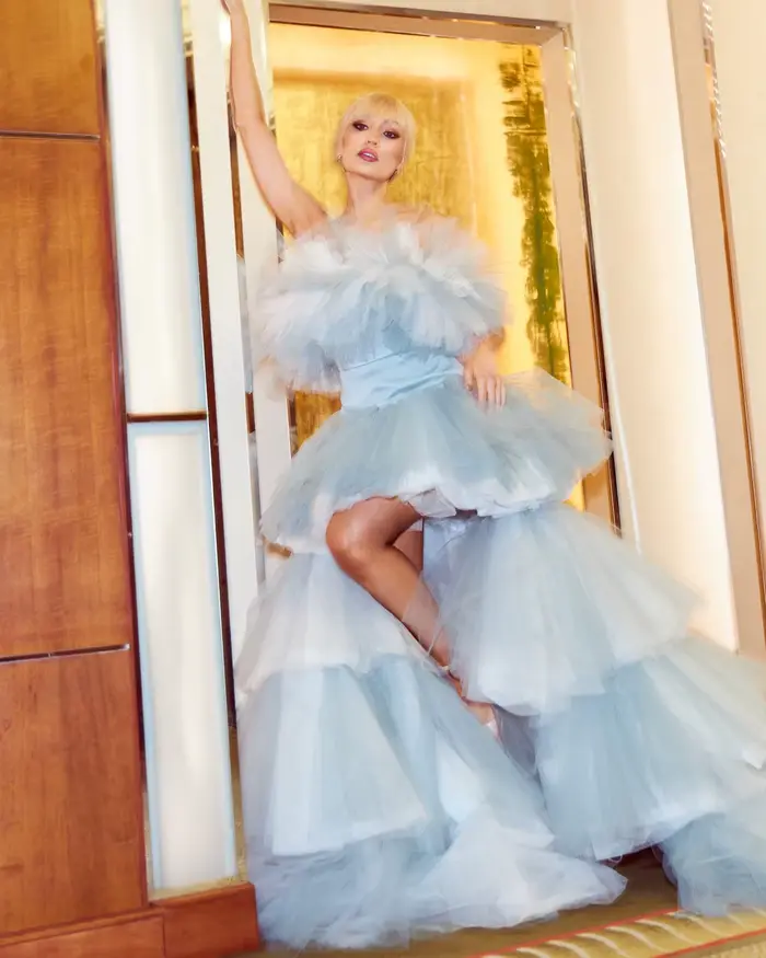 Robe de bal asymétrique bleu rêve 2026 sans manches pour femmes, haute couture, occasion spéciale, soirée formelle, mariage, anniversaire