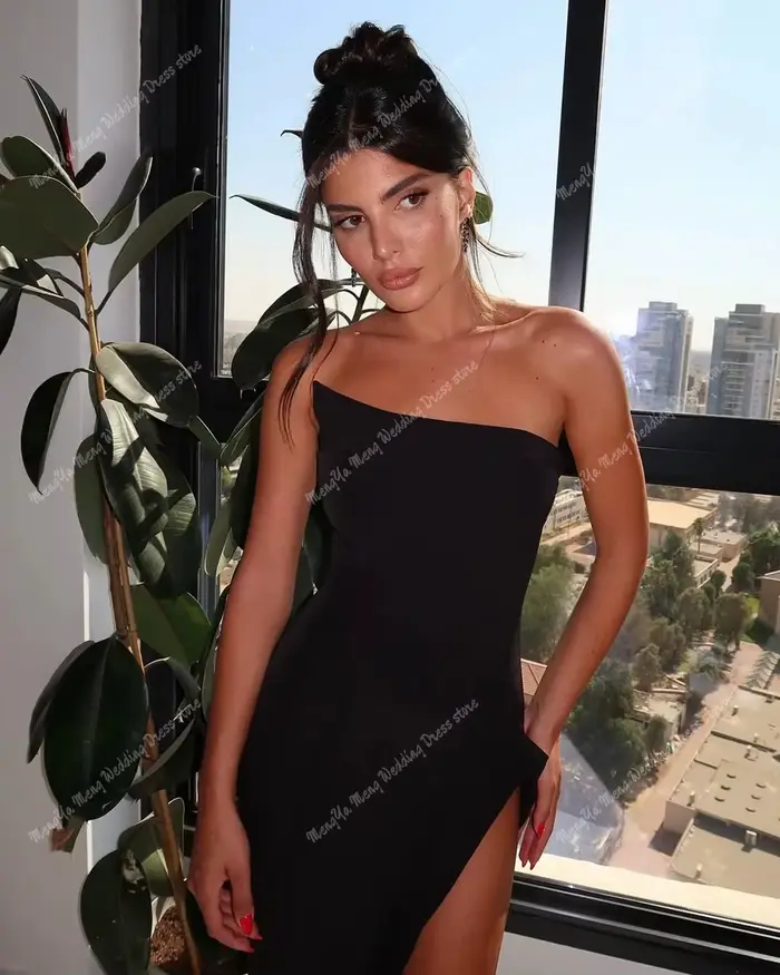 Robes de soirée formelles noires élégantes pour femmes