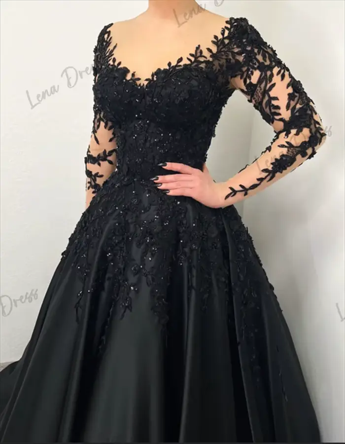 Robe de soirée en soie et viscose brodée personnalisée pour femmes pour bal et autres occasions spéciales