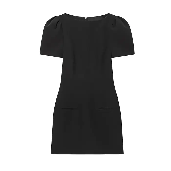 Mode soirée femme Robes courtes élégant noir à manches