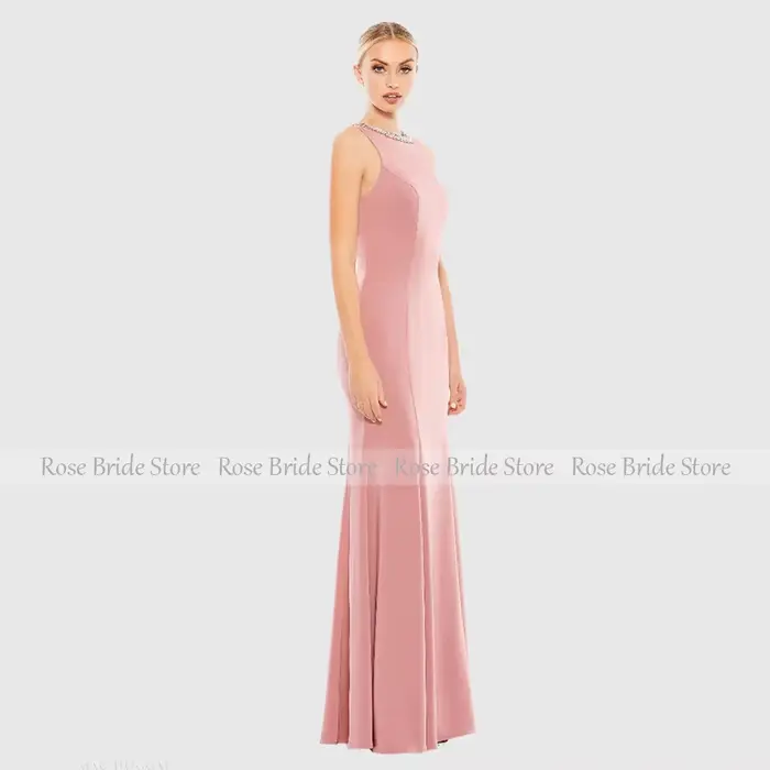 Robe de soirée élégante personnalisée pour invitées de mariage