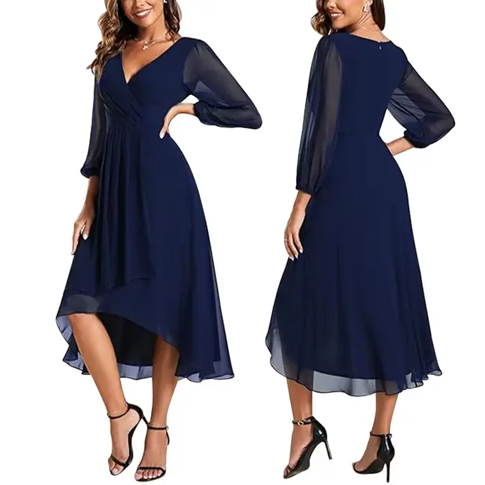 Robe longue de vacances Vintage pour femmes